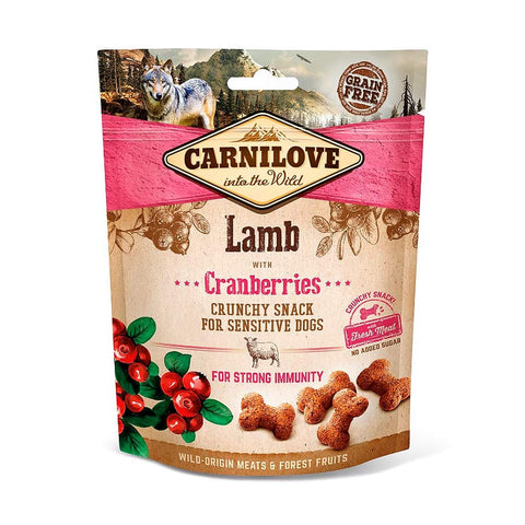 Carnilove Crunchy Treats - Lam & Cranberries - Puppy Village.nl