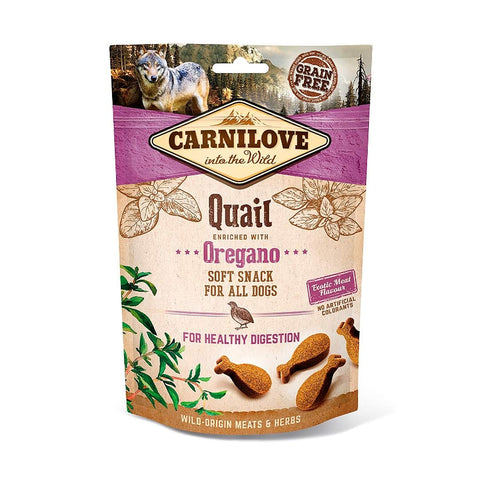 Carnilove Soft Treats - Kwartel & Oregano - Puppy Village.nl