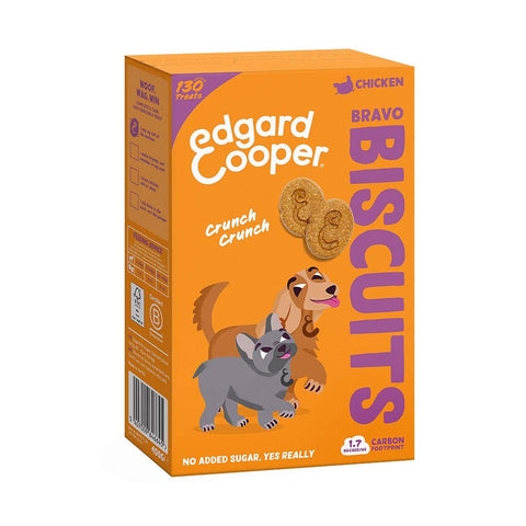 Edgard & Cooper Bravo Biscuits - Kip - Puppy Village.nl
