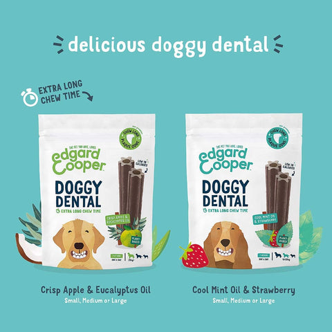 Edgard & Cooper Doggy Dental - Appel & Eucalyptus - Puppy Village.nl