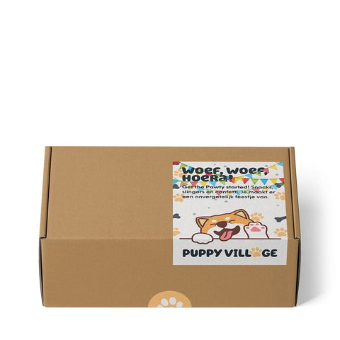 Puppy Village - Verjaardags Verrassingsbox - Puppy Village.nl