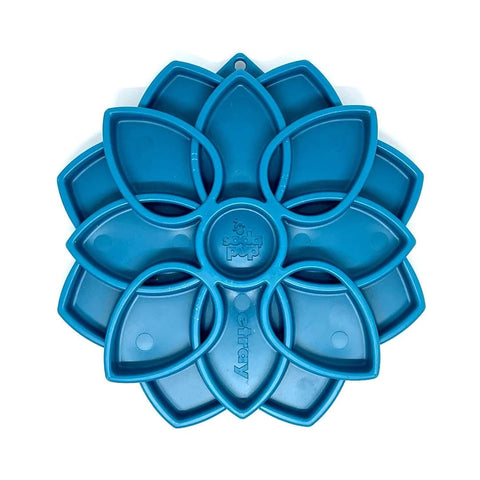 SodaPup eTray Mandala Design - Blauw - Puppy Village.nl