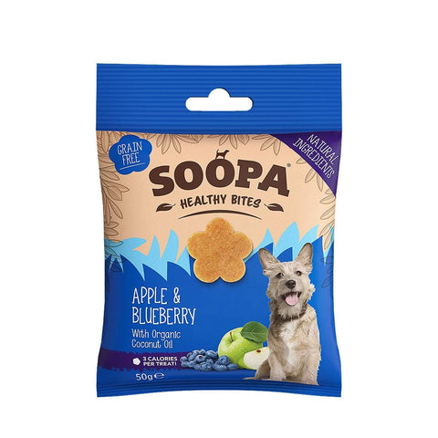 Soopa Healthy Bites - Appel & Blauwe Bessen - Puppy Village.nl