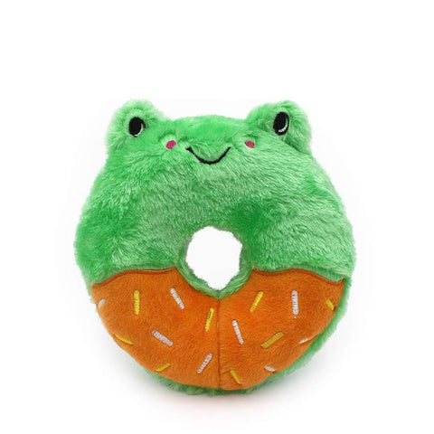 ZippyPaws Donutz Buddies - Frog - Puppy Village.nl