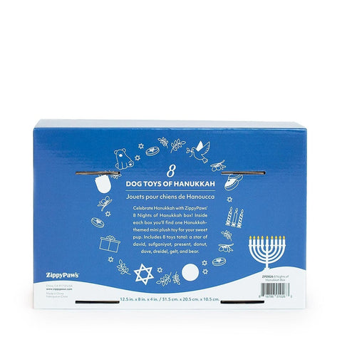 ZippyPaws 8 Nights of Hanukkah Box - Puppy Village.nl