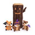 ZippyPaws Halloween Burrow - Haunted Log - Puppy Village.nl