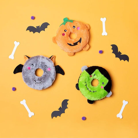 ZippyPaws Halloween Donutz Buddies - Bat - Puppy Village.nl