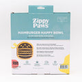 ZippyPaws Happy Bowl Slowfeeder - Hamburger - Puppy Village.nl