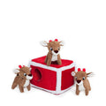 ZippyPaws Holiday Burrow - Reindeer Pen - Puppy Village.nl