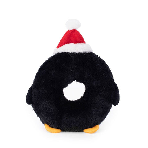 ZippyPaws Holiday Donutz Buddies - Penguin - Puppy Village.nl