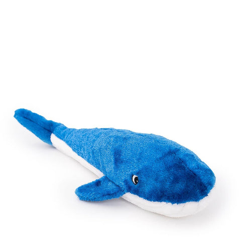 ZippyPaws Ocean Jigglerz - Blue Whale - Puppy Village.nl