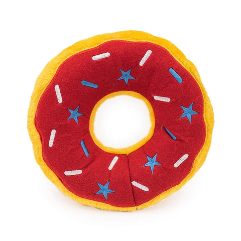 ZippyPaws Jumbo Donutz - Americana - Puppy Village.nl