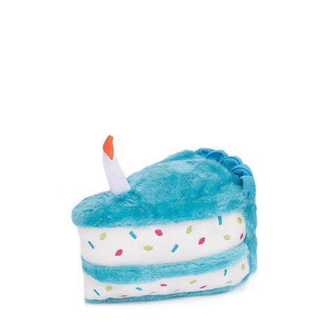 ZippyPaws NomNomz - Blue Birthday Cake - Puppy Village.nl