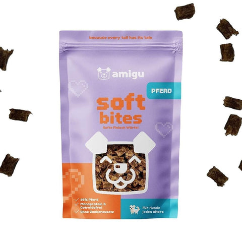 amigu Soft Bites Vleesblokjes - Paard - Puppy Village.nl